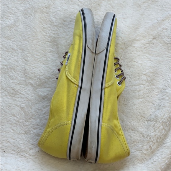 Vans Yellow Canvas Sneaker 8 - Picture 11 of 12